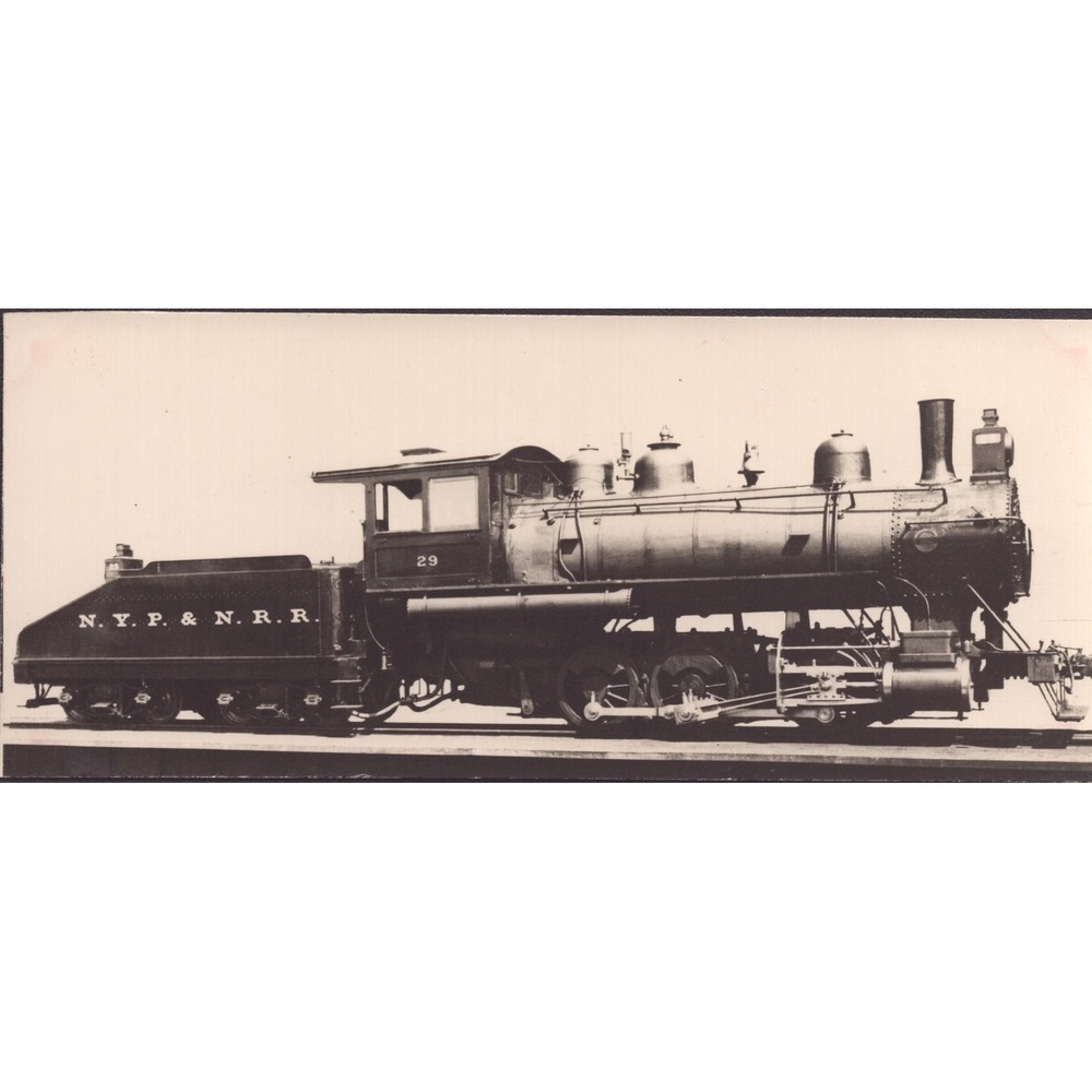 NYP&N New York Philadelphia & Norfolk 0-6-0 #29 Steam Locomotive Roster Photo